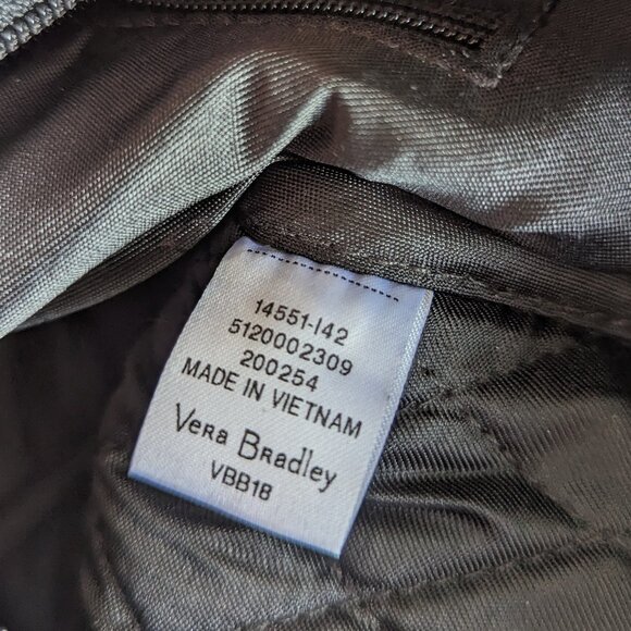 Vera Bradley Quilted Crossbody Purse Bandana Swirl Adjustable Shoulder Bag - Picture 7 of 10